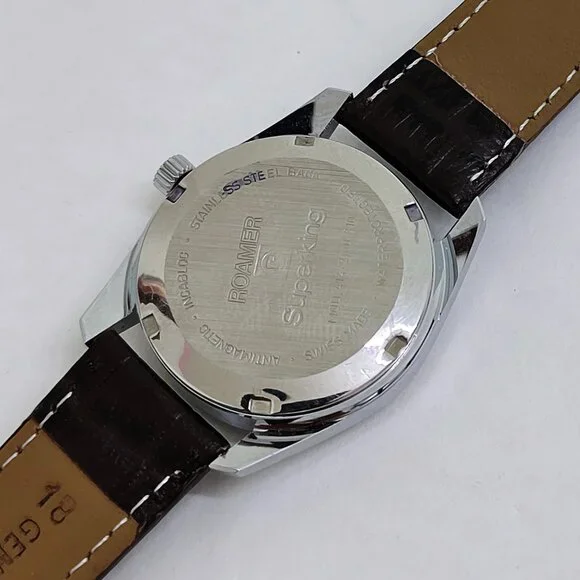 Vintage ROAMER SUPERKING INCABLOC 17-Jewels 100% Genuine 70s Made Swiss Watch